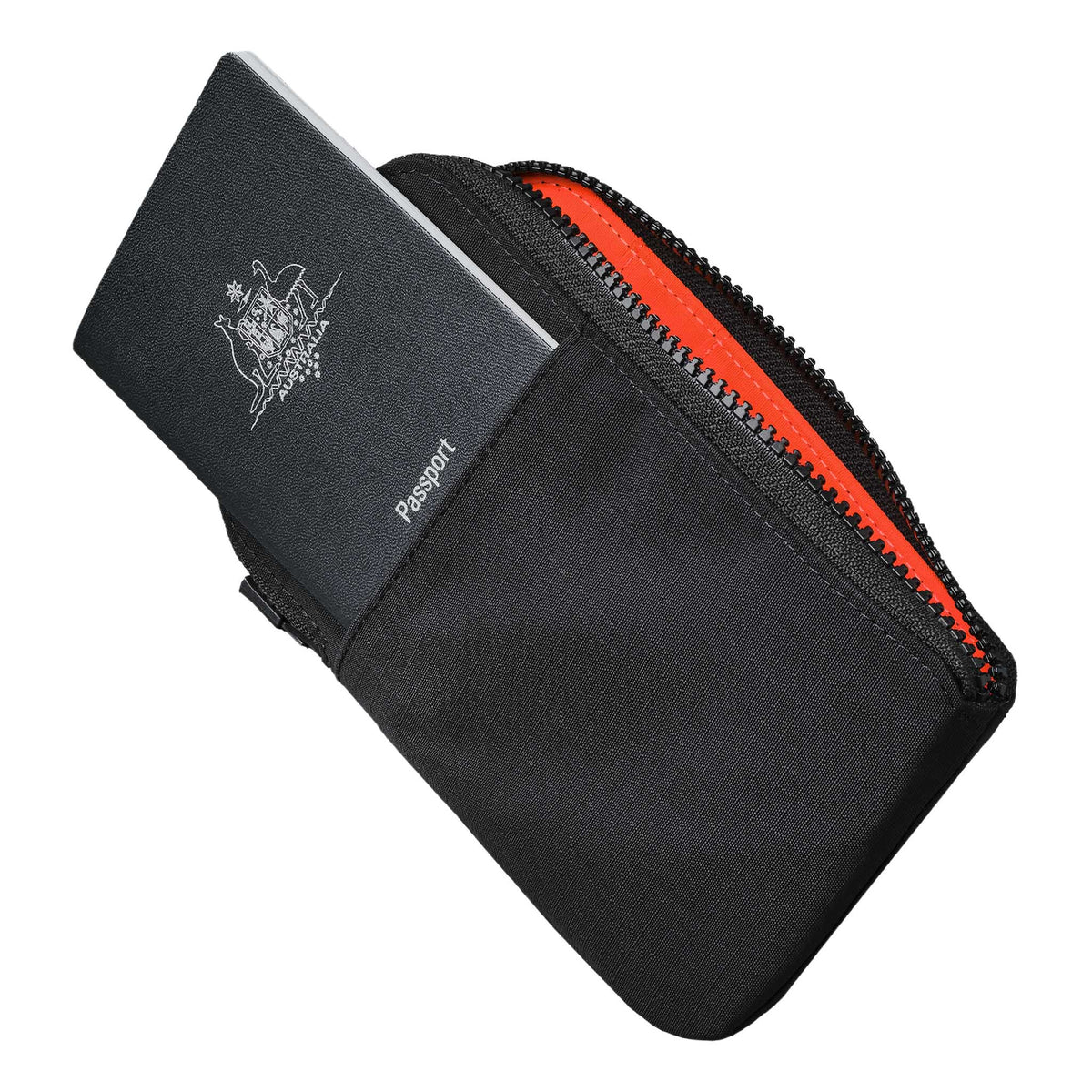 Zip Travel Wallet Alpaka AD010590118 Wallets One Size / Black | Axoflux 210D