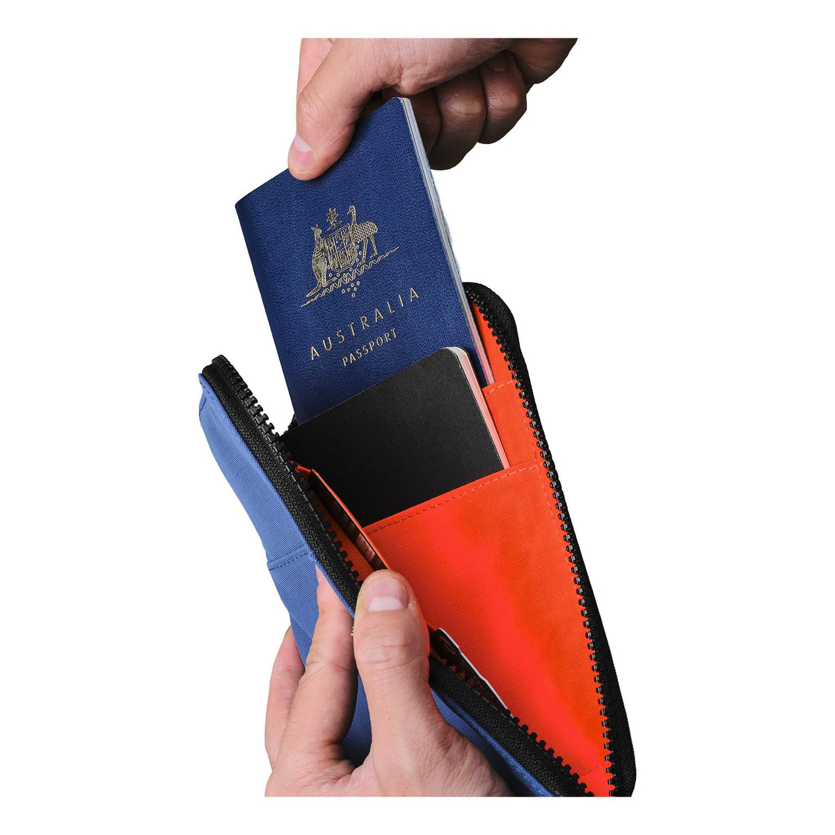 Zip Travel Wallet Alpaka AD010590618 Wallets One Size / Blue | Axoflux 210D
