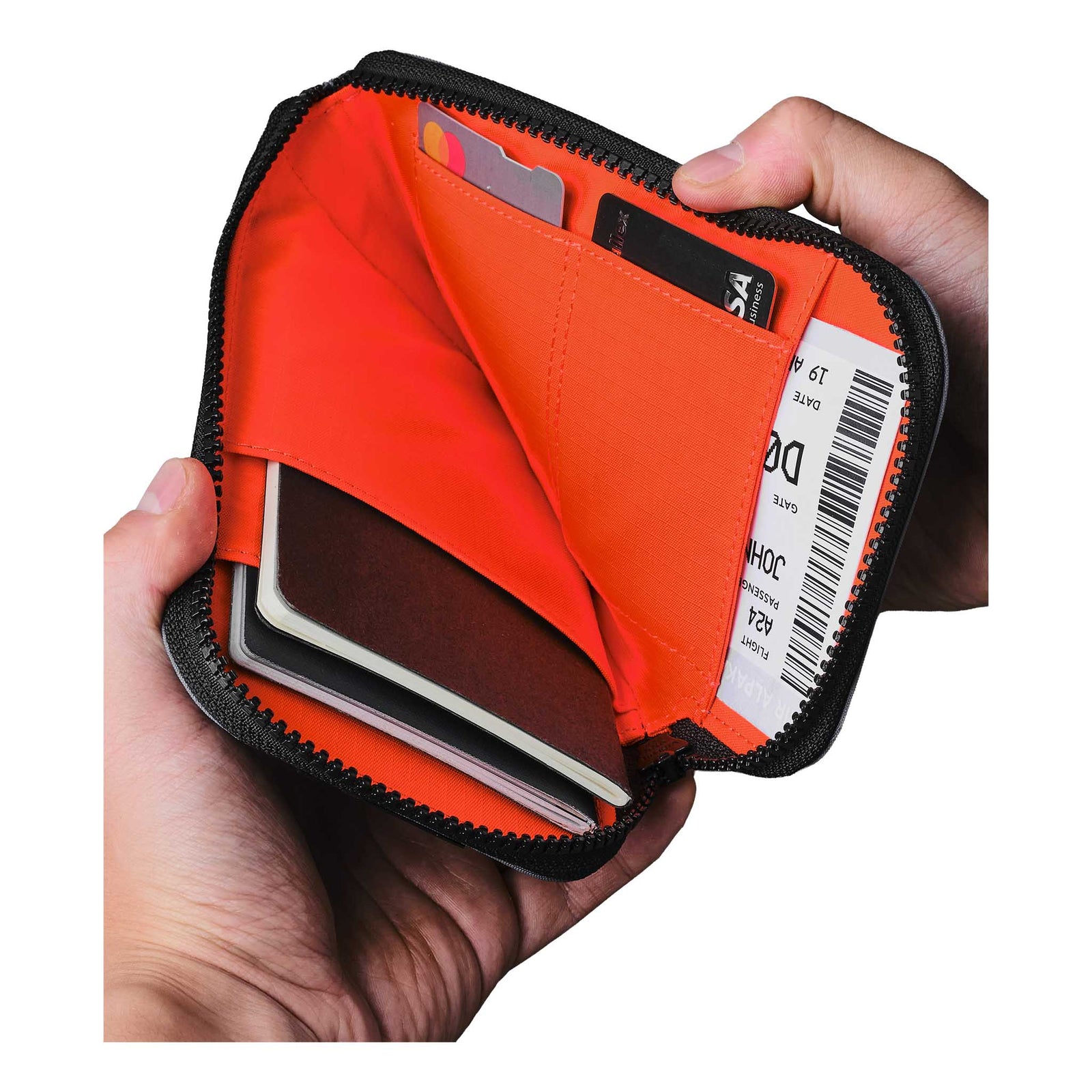 Zip Travel Wallet Alpaka AD010590218 Wallets One Size / Grey | Axoflux 210D