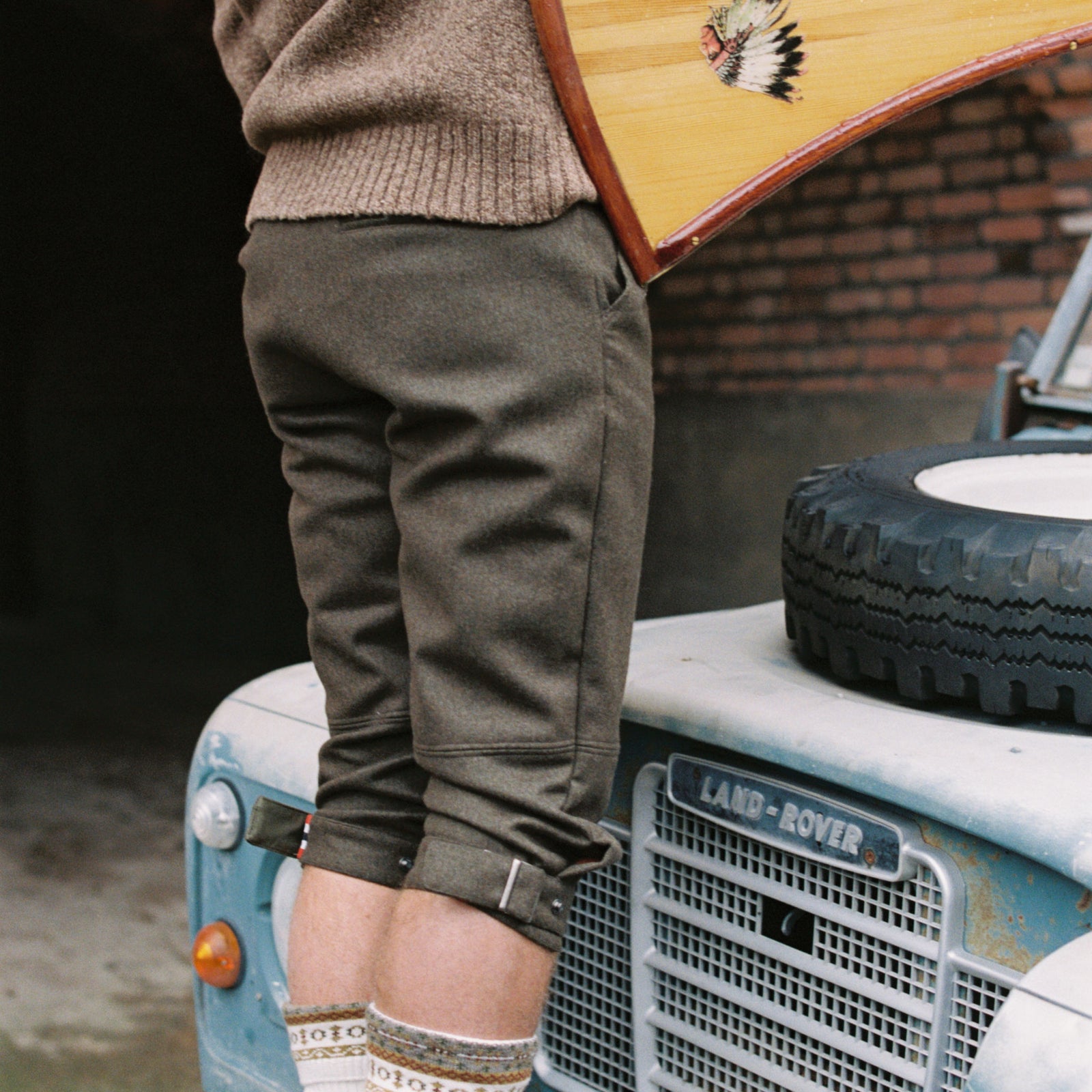 Huntsman Loden Knickerbockers | Men's Amundsen Sports Men's Trousers