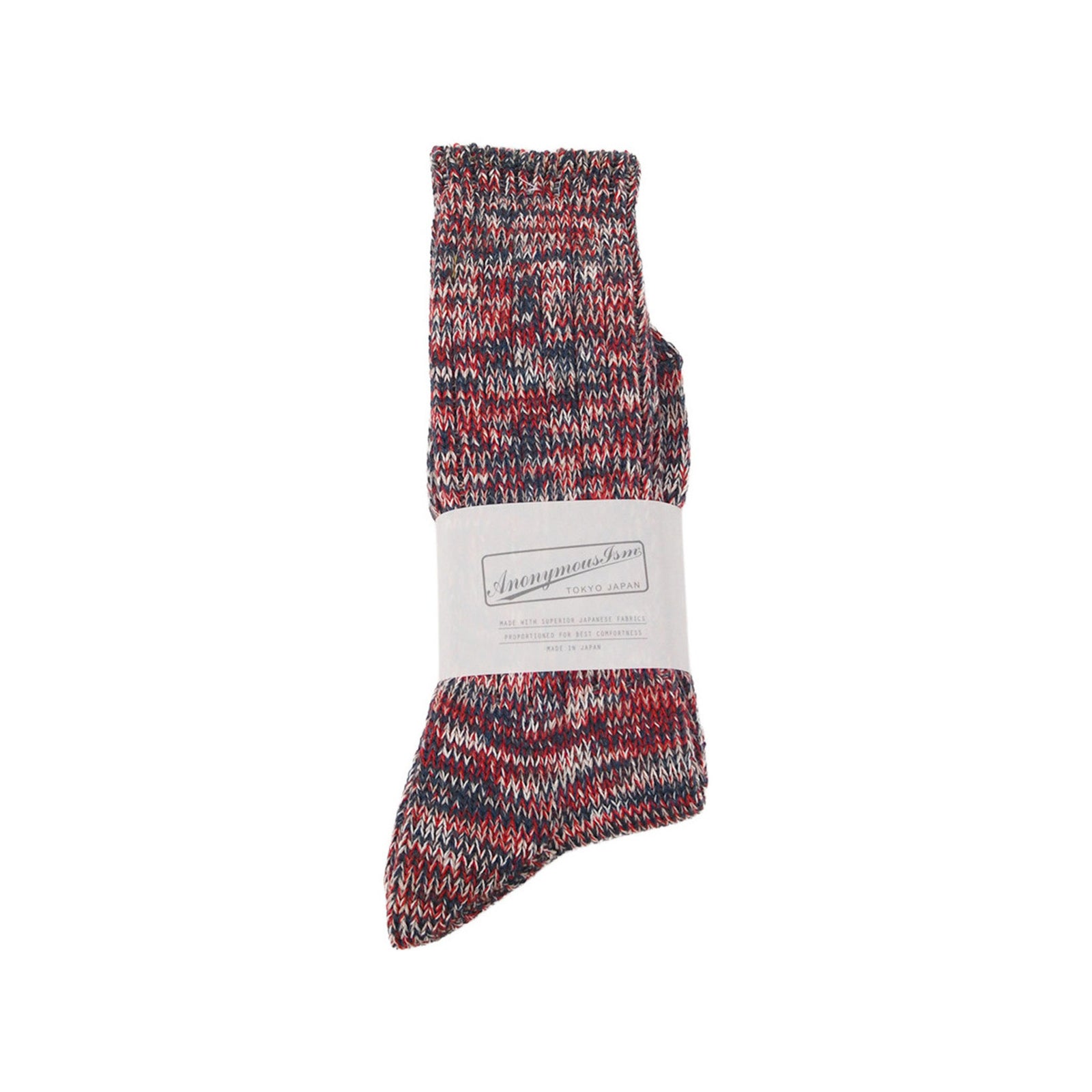 5 Colour Mix Crew Anonymous Ism Unisex Socks