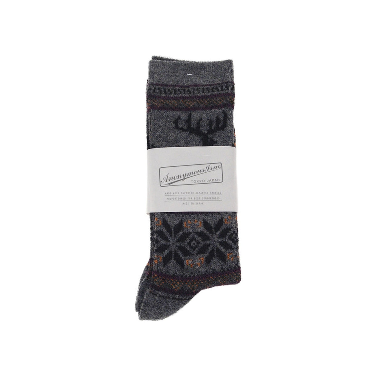 Wool Deer Snow JQ Anonymous Ism Unisex Socks