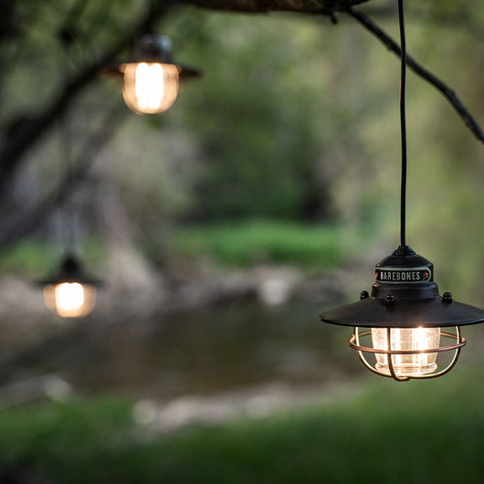 Edison pendant store string lights