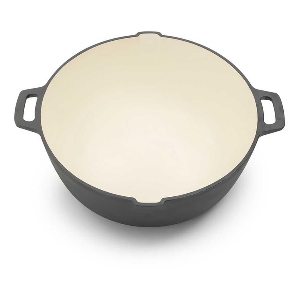 Enamel Lined Crock Pot Barebones Living CKW-1100 Pots & Pans One Size / Slate Grey