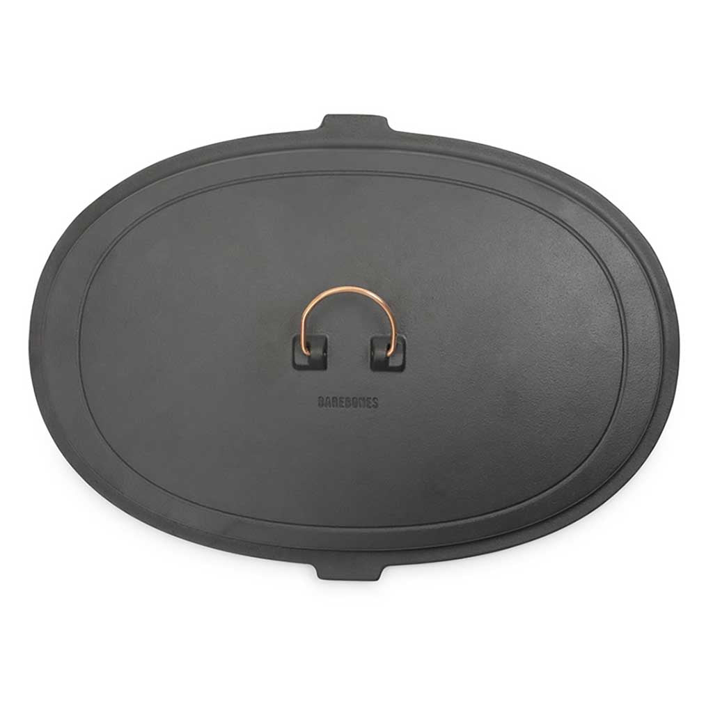 Enamel Lined Roaster Barebones Living CKW-1102 Dutch Ovens One Size / Slate Grey