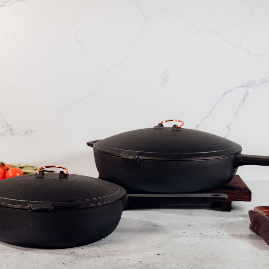 Enamel Lined Skillet Barebones Living Pots & Pans