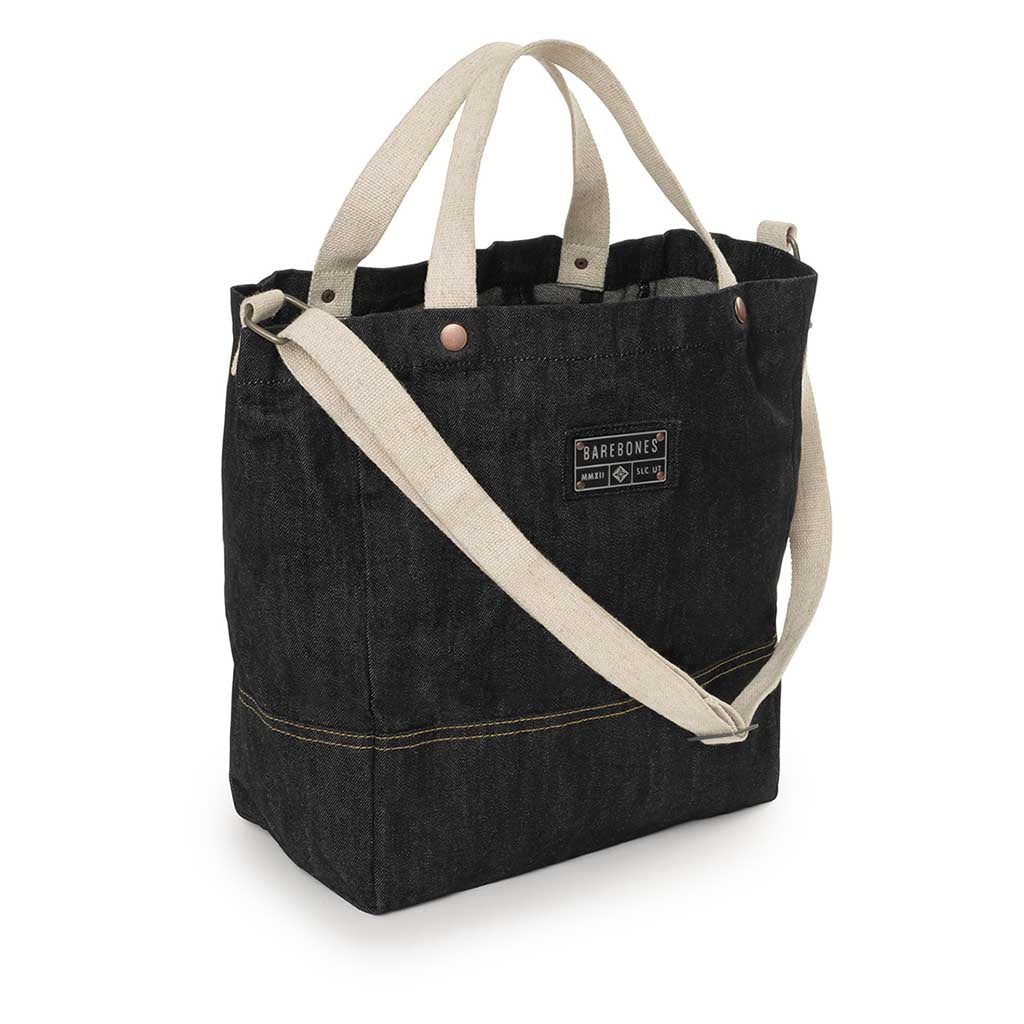 Neelum Market Tote | Waxed Denim Barebones Living STC-728 Tote Bags 16L / Denim