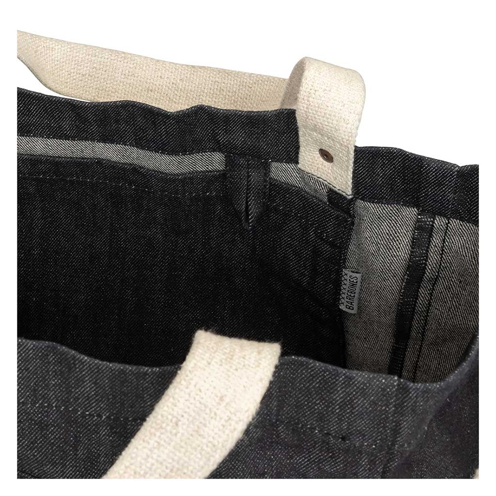 Neelum Oversized Tote | Waxed Denim Barebones Living STC-729 Tote Bags 26L / Denim