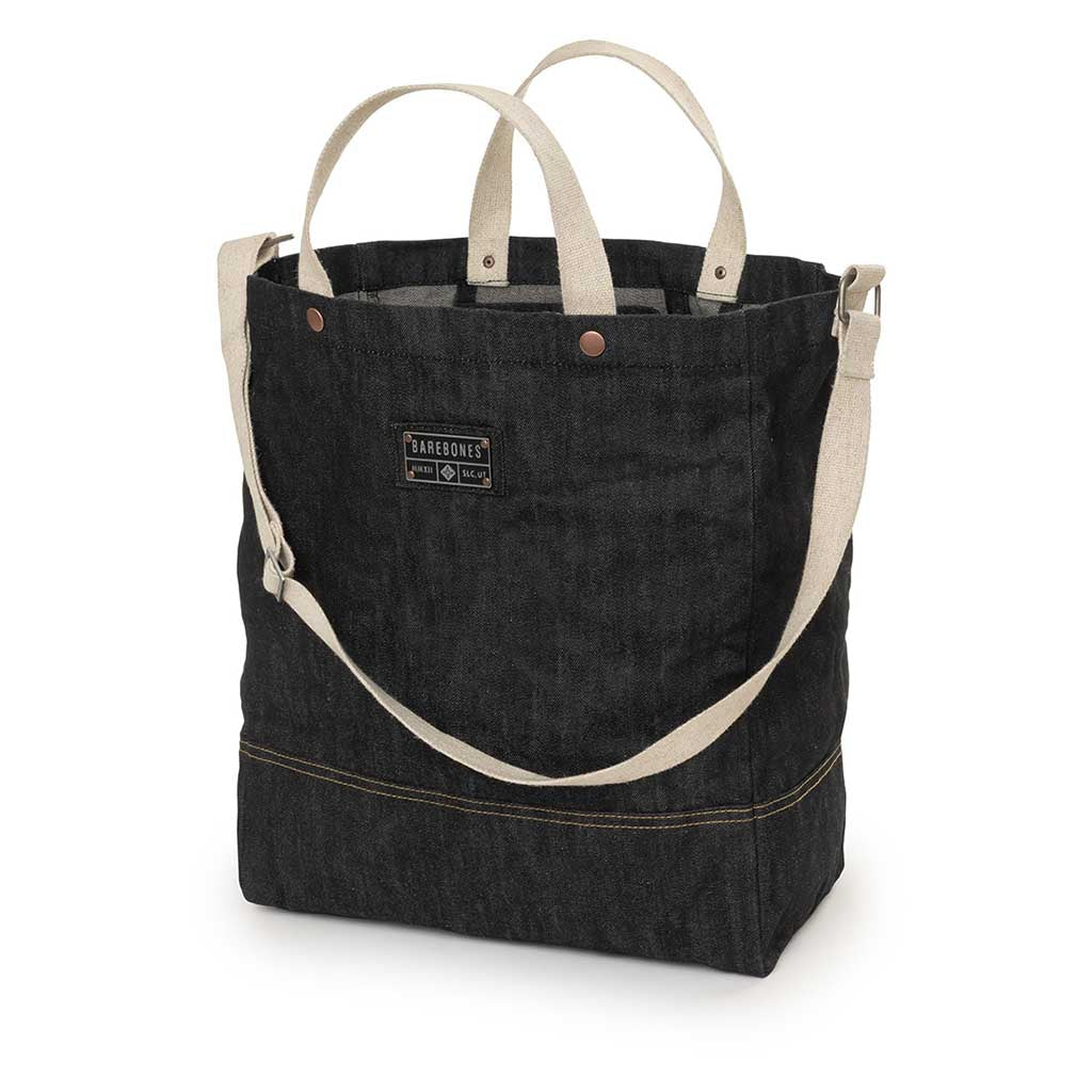 Neelum Oversized Tote | Waxed Denim Barebones Living STC-729 Tote Bags 26L / Denim