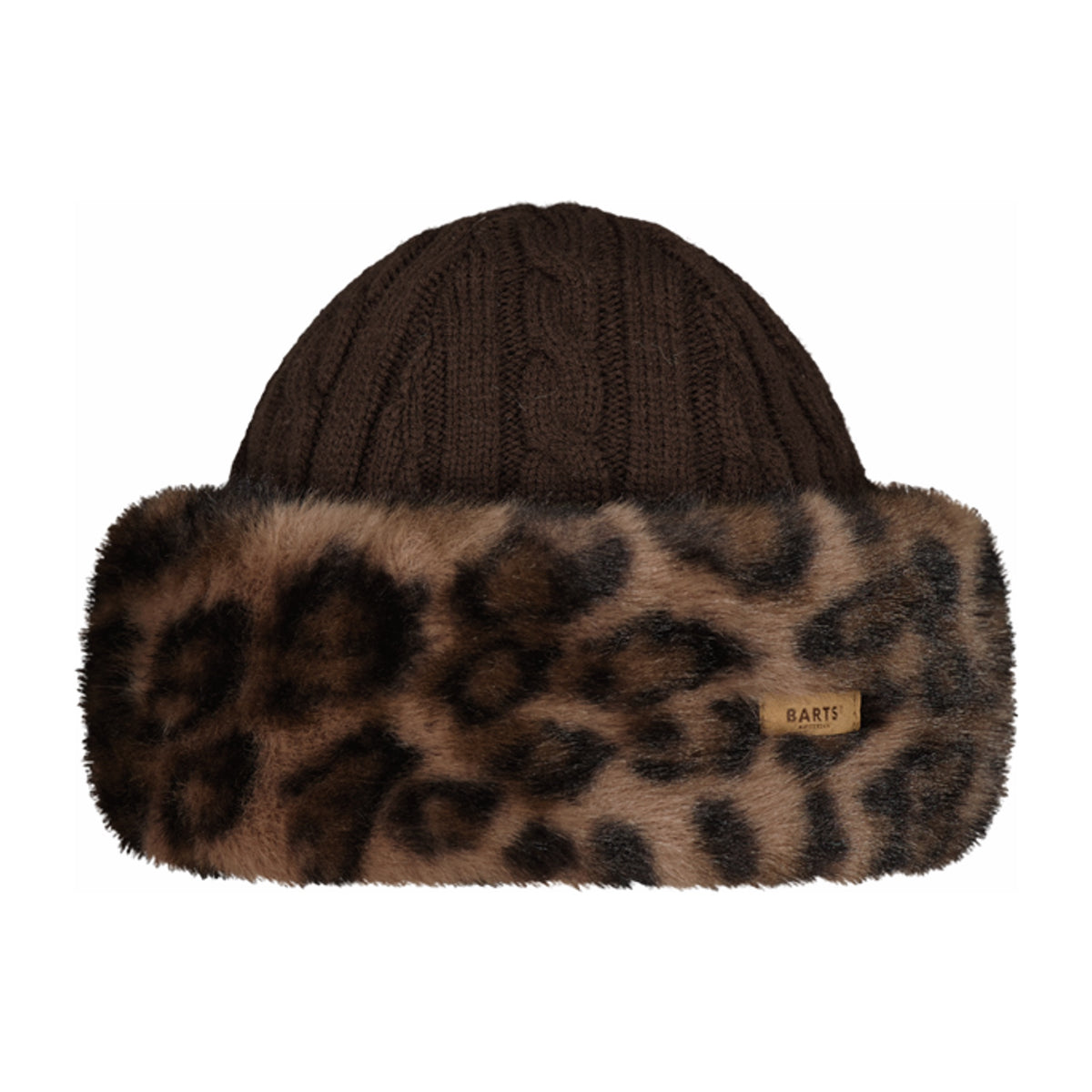 Fur Cable Bandhat BARTS 1630_37 Beanies One Size / Print Brown