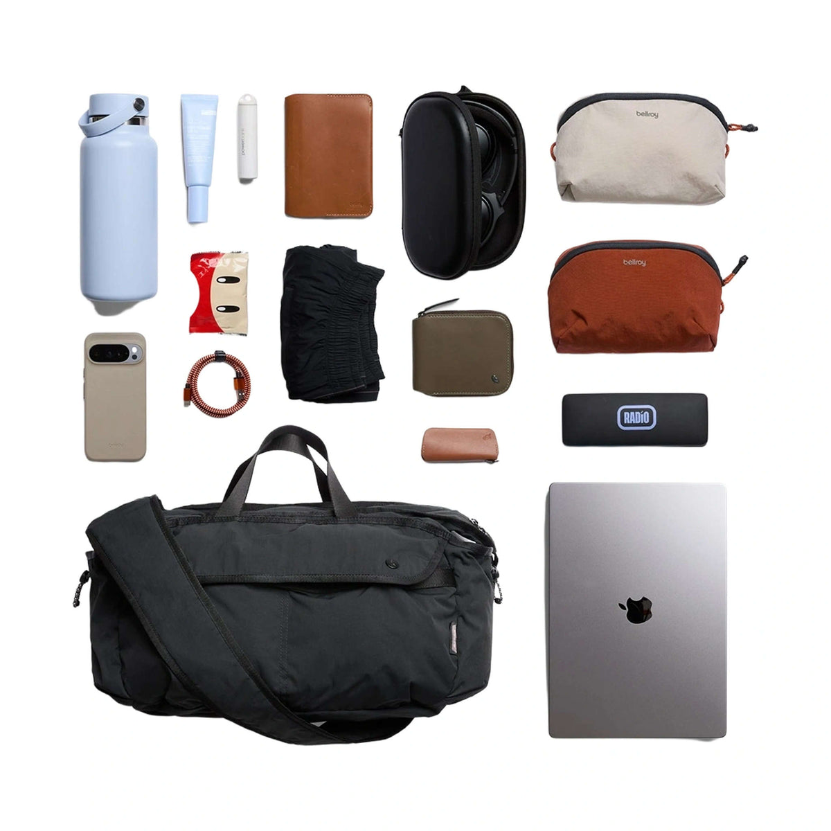 Cinch Carryall Bellroy BHFA-BLK-243 Sling Bags 21L / Black