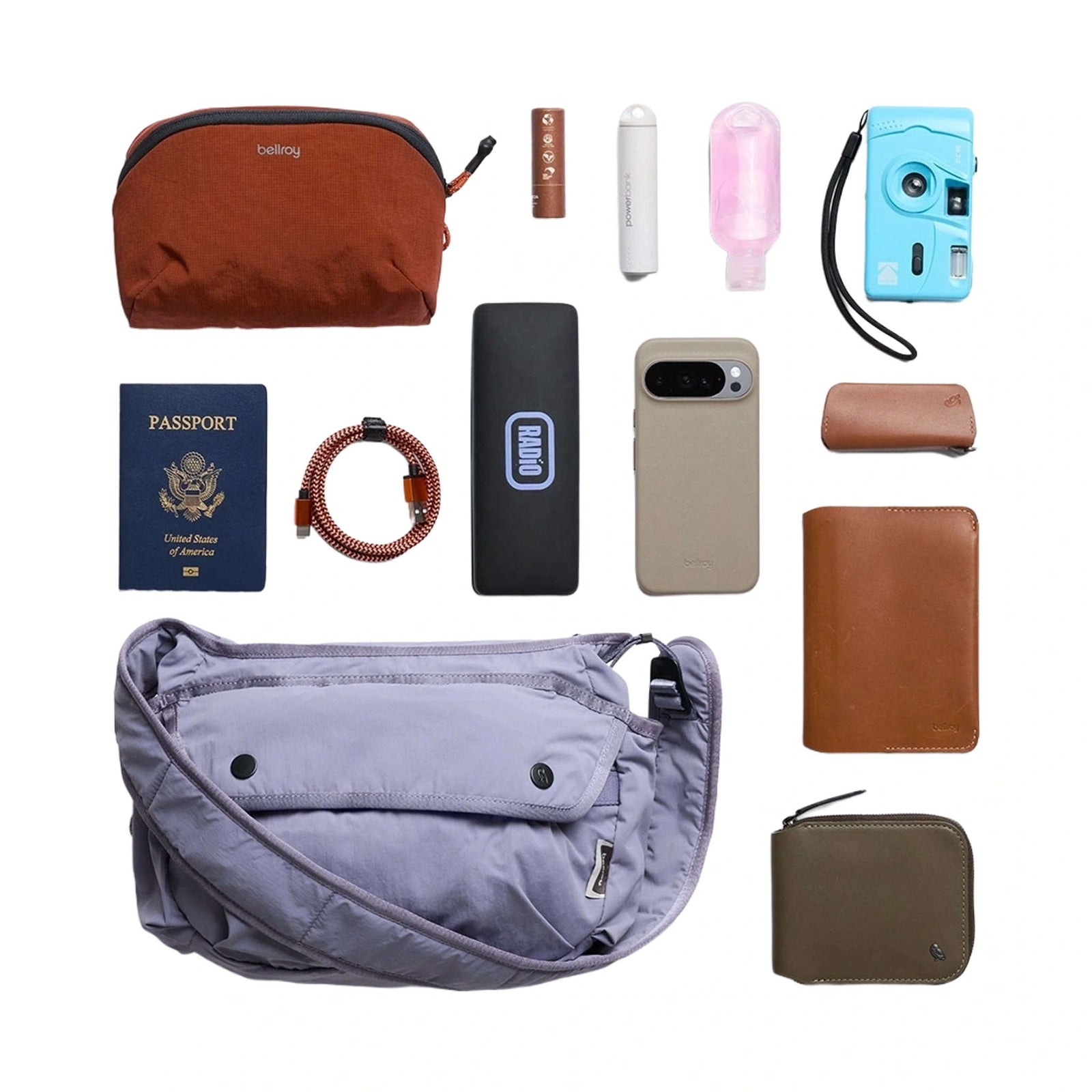Cinch Sling Bellroy BHSA-LHZ-243 Sling Bags 7L / LilacHaze