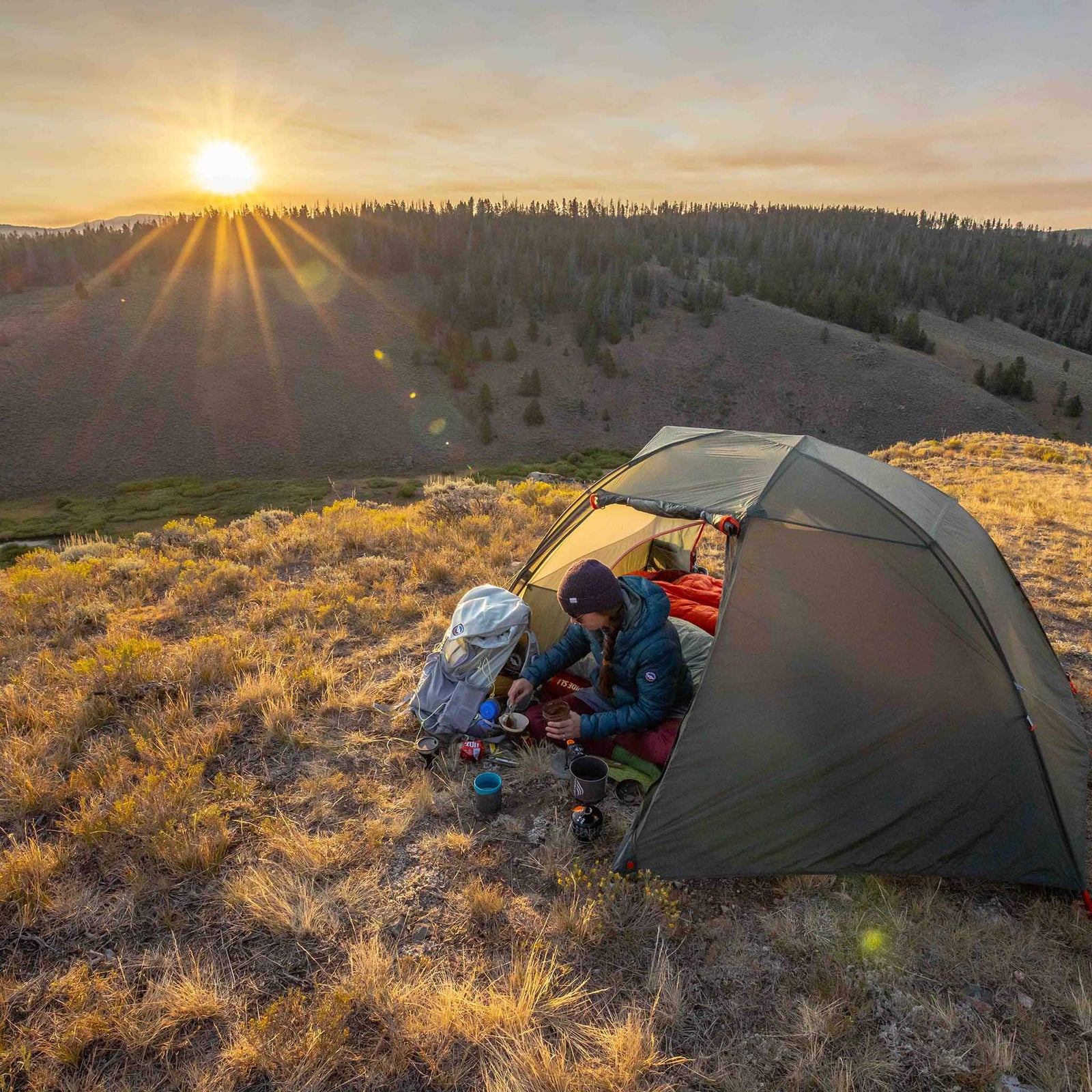 Copper Spur Ul3 Bikepack Big Agnes TCSBP326 Tents 3P / Lichen Green