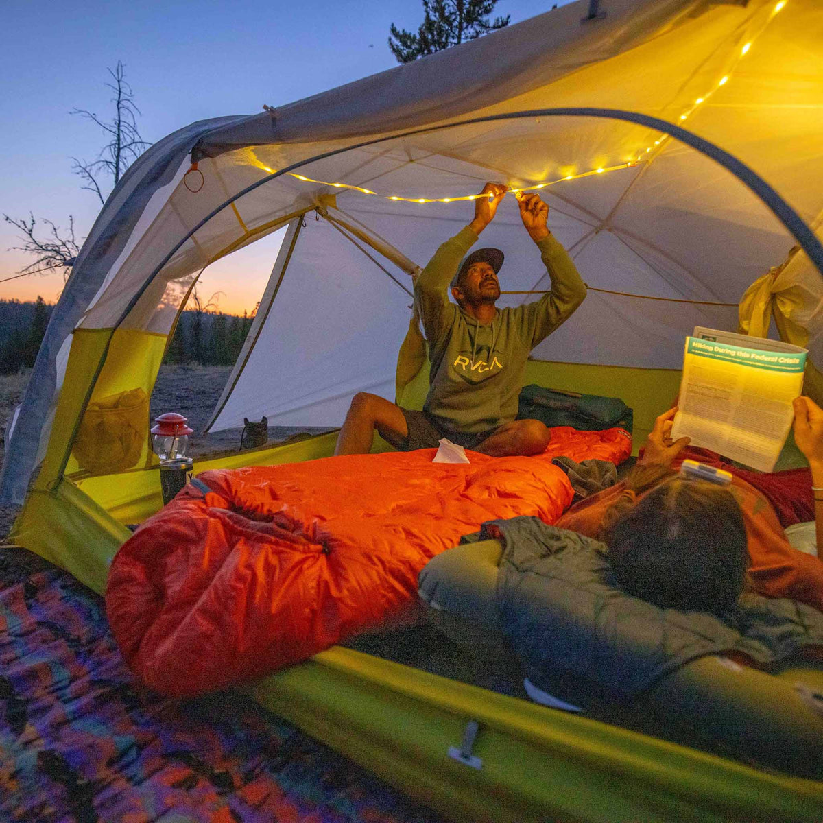 Salt Creek 2 Big Agnes TSC226 Tents 2P / Gray Violet/Warm Olive