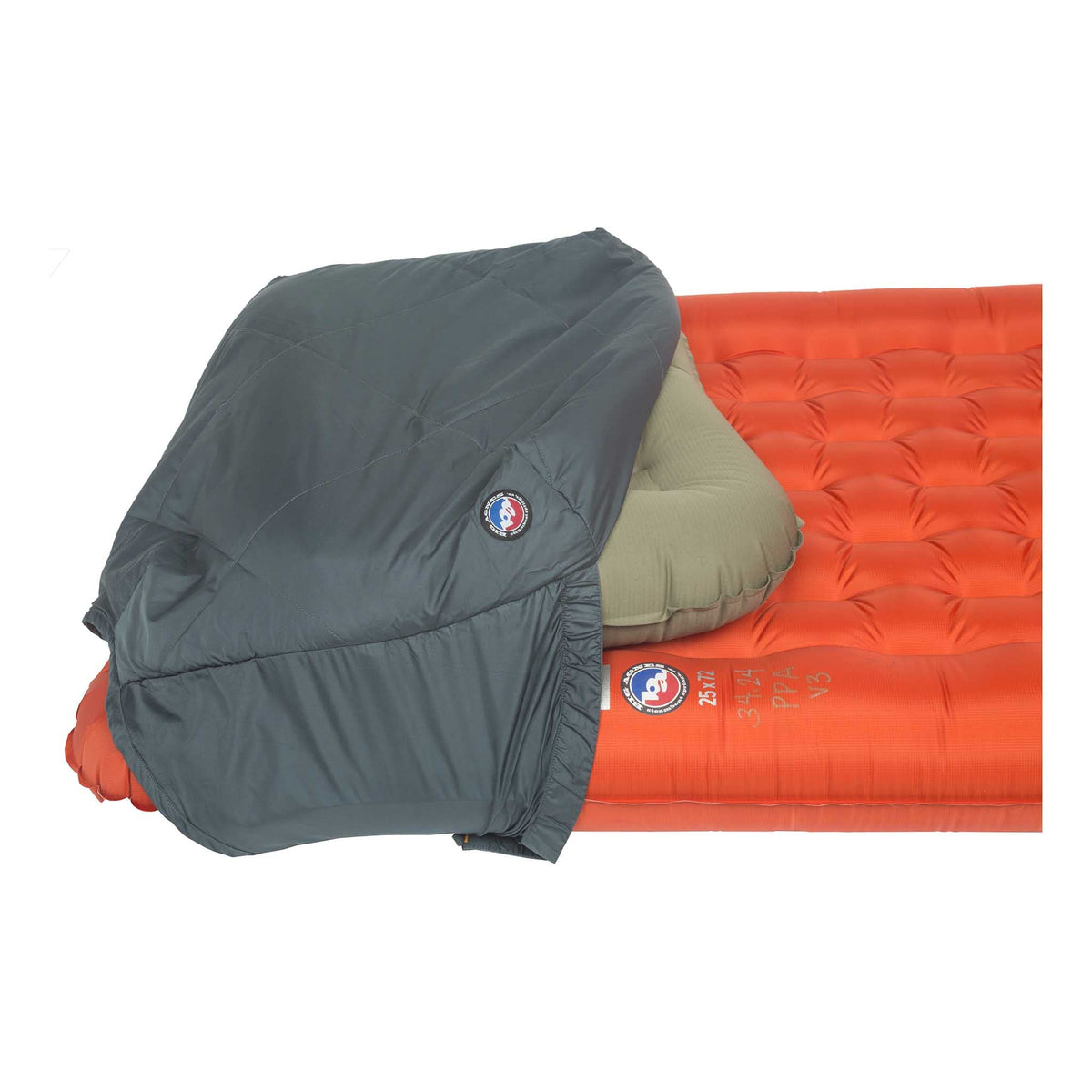 Sleeping Pad Pillow Barn Big Agnes ASPPB26 Camping Pillows One Size / Dark Slate
