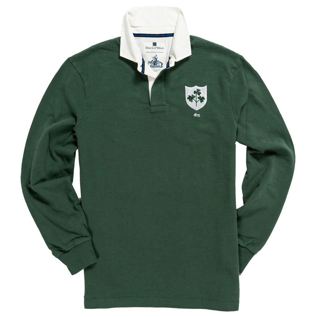 Ireland 1875 Rugby Shirt Black &amp; Blue 1871 Rugby Shirts