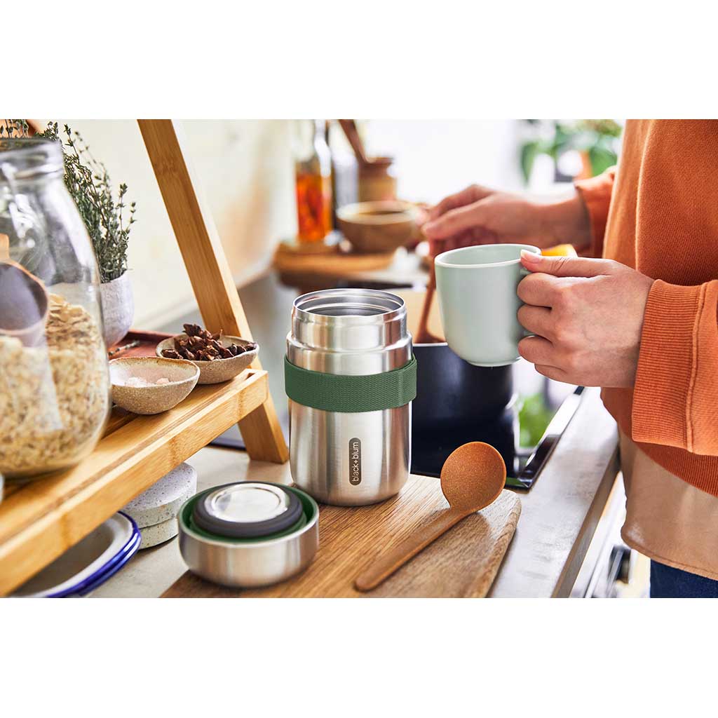 Food Flask Black+Blum BAM-FFB-S010 Food Containers 400ml / Olive