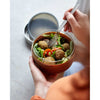 Glass Lunch Bowl Black+Blum GR-LB-L014 Food Containers 750ml / Almond