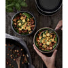 Glass Lunch Bowl Black+Blum GR-LB-L014 Food Containers 750ml / Almond