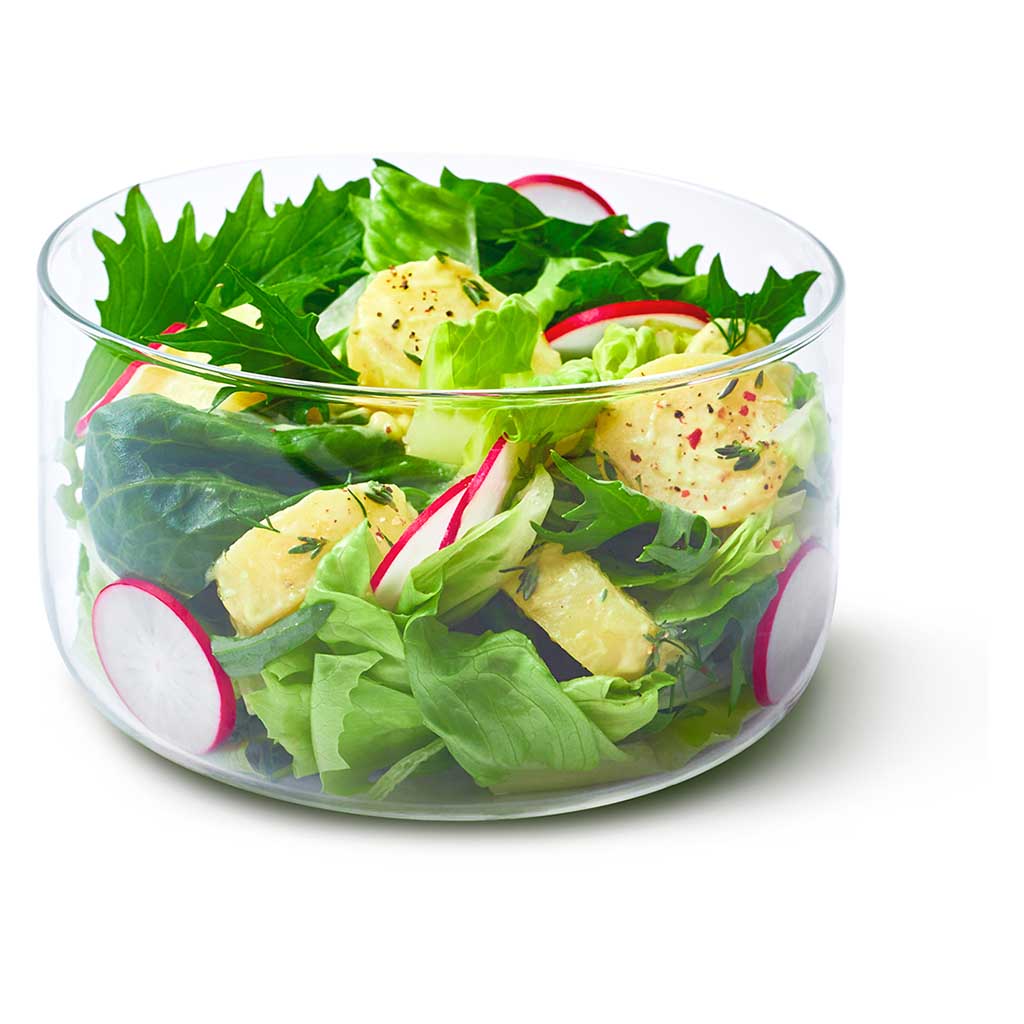 Glass Lunch Bowl Black+Blum GR-LB-L015 Food Containers 750ml / Slate