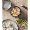 Glass Lunch Bowl Black+Blum GR-LB-L015 Food Containers 750ml / Slate