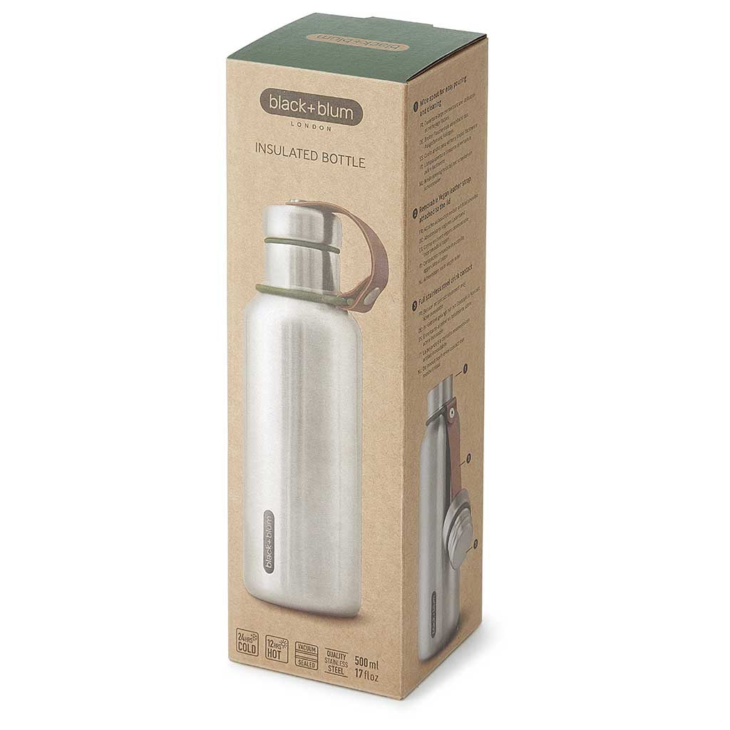 Insulated Water Bottle Black+Blum Water Bottles