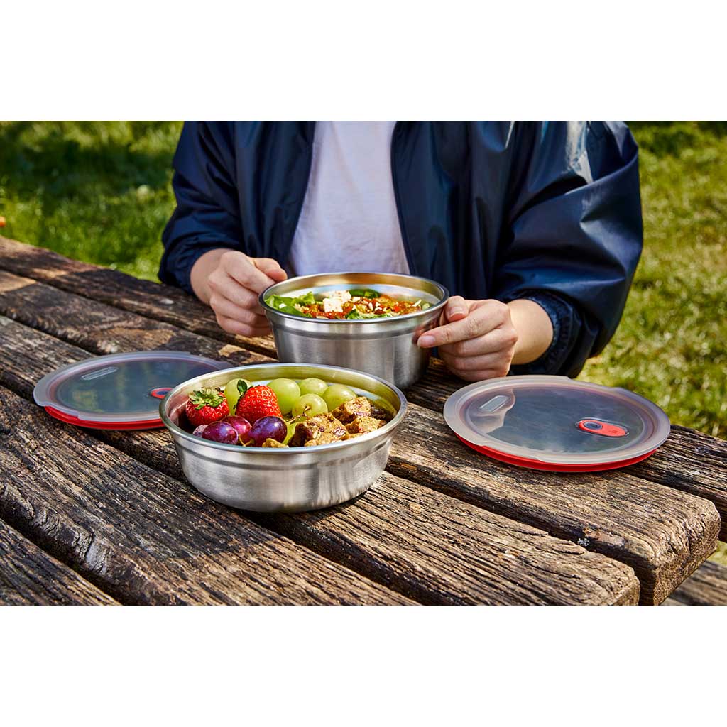 Steel Food Bowl Black+Blum Food Containers