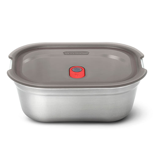 Steel Food Box Black+Blum FBSS-BX-S017-EN Food Containers 600ml / Grey/Red