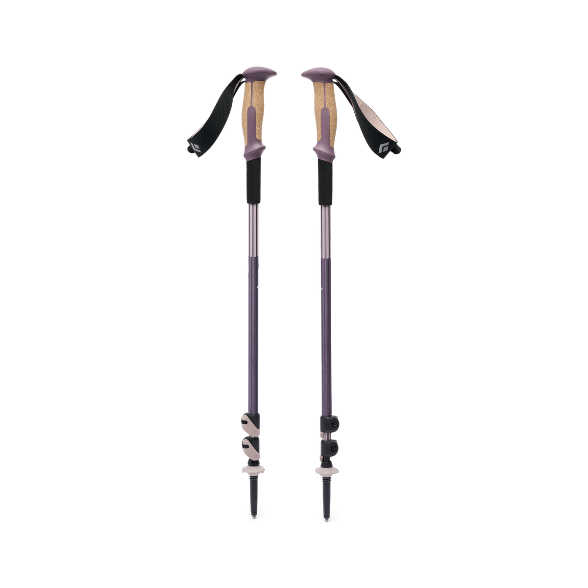 Trail Vista Shock Trek Poles Black Diamond BD1125616048ALL1 Trekking Poles 100-140 cm / Dark Mauve
