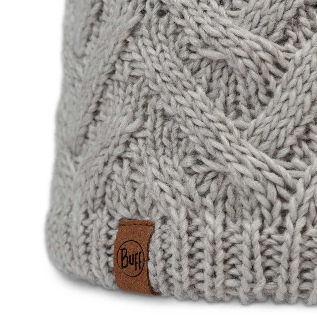 Caryn Knitted Beanie & Fleece Band BUFF 136743.014 Beanies One Size / Ecru