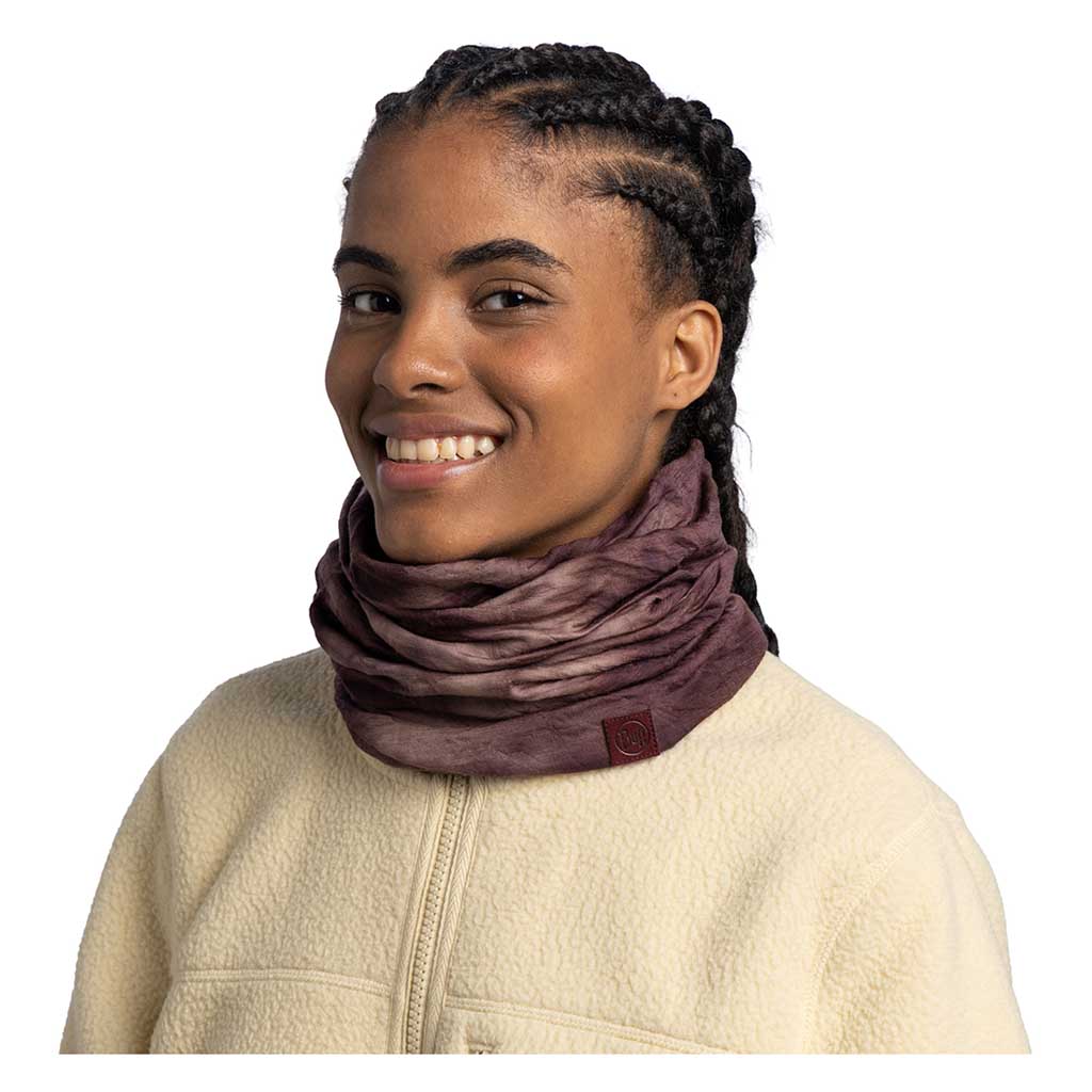 Merino Lightweight Natural Tye Dye Adult BUFF 136441.652 Neck Gaiters One Size / Burgundy