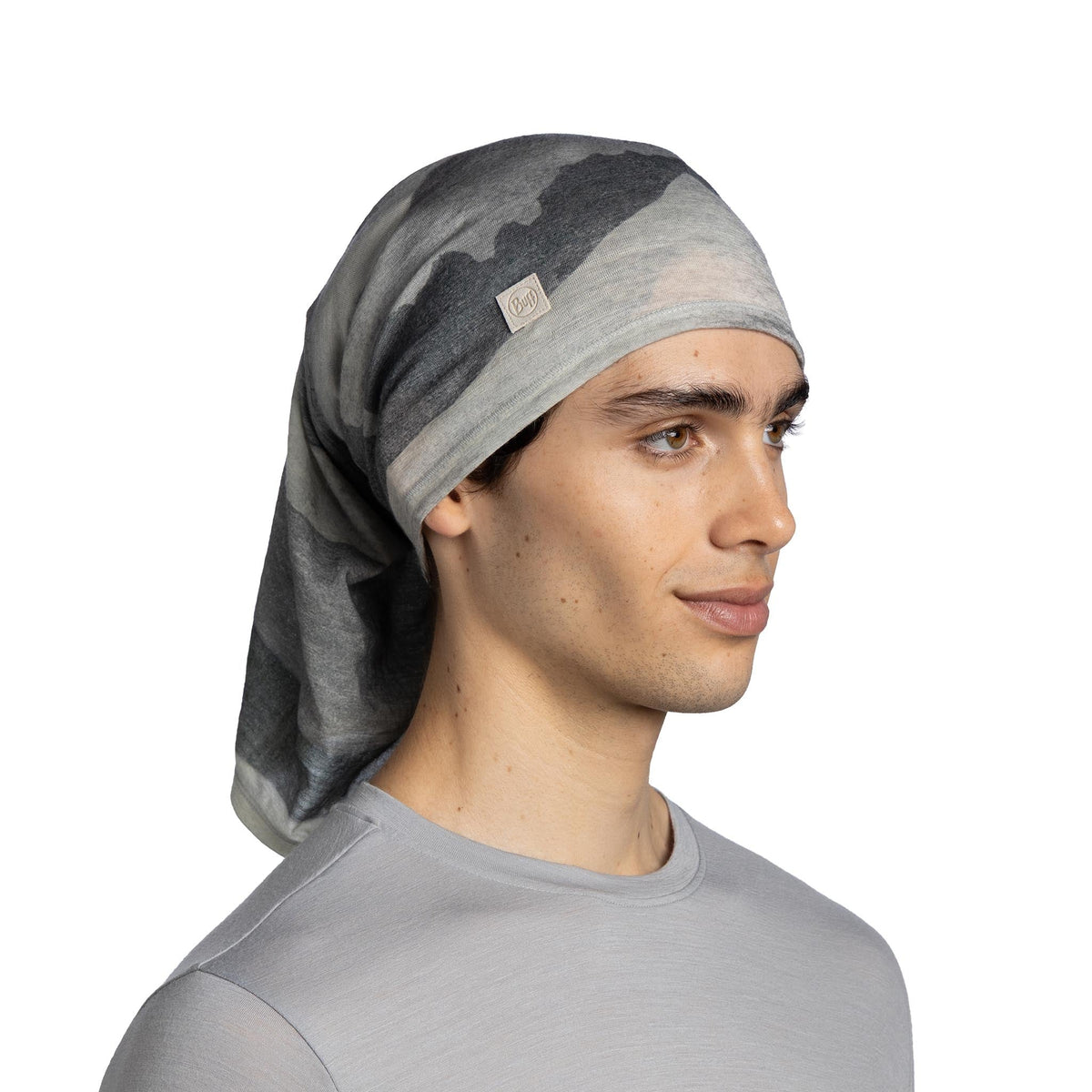 Merino Lightweight BUFF 137932.937 Neck Gaiters One Size / Aler Grey