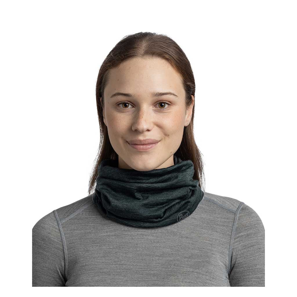 Merino Lightweight BUFF 117819.809 Neck Gaiters One Size / Forest