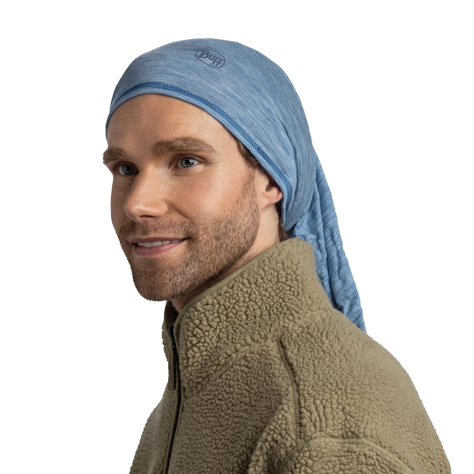 Merino Lightweight BUFF 113010.739 Neck Gaiters One Size / Lake Blue