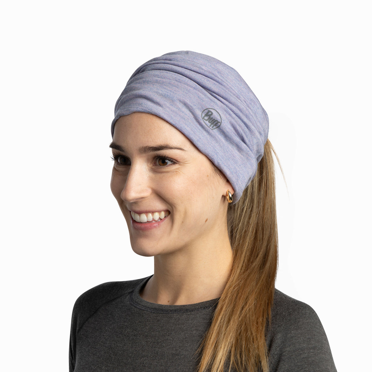 Merino Midweight BUFF 113022.641 Neck Gaiters One Size / Iris