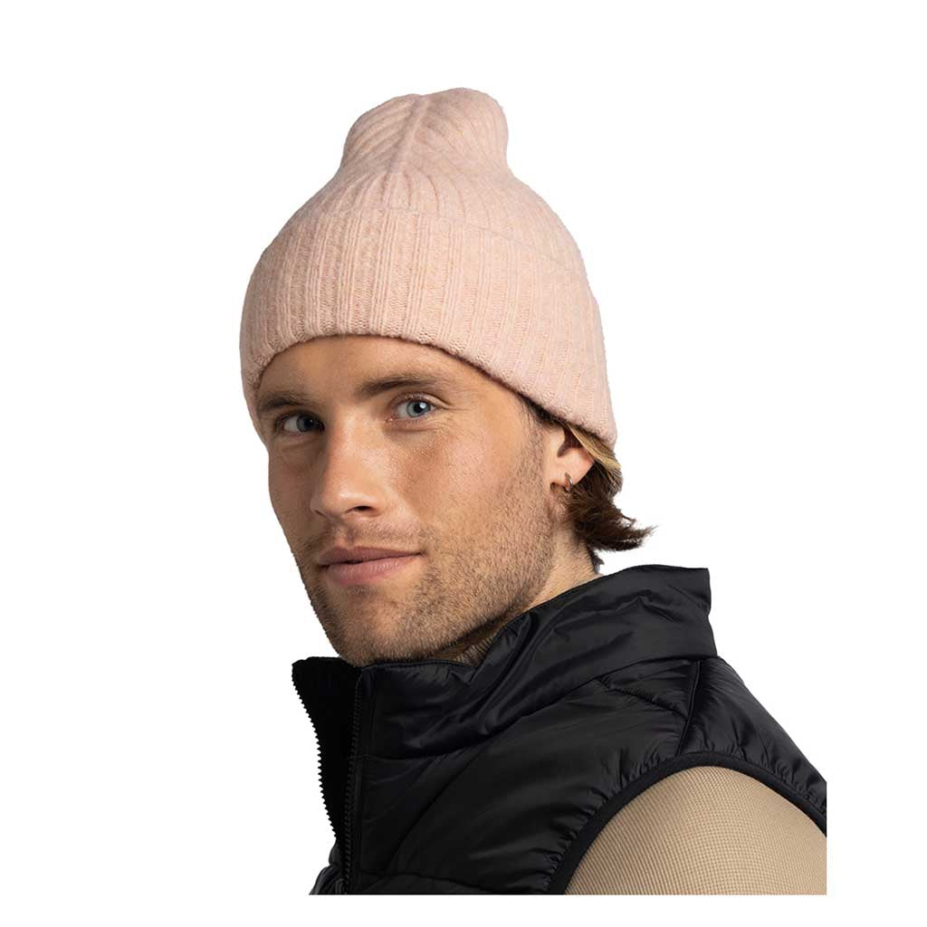 Nilah Knitted Beanie BUFF 132322.212 Beanies One Size / Peach Beige