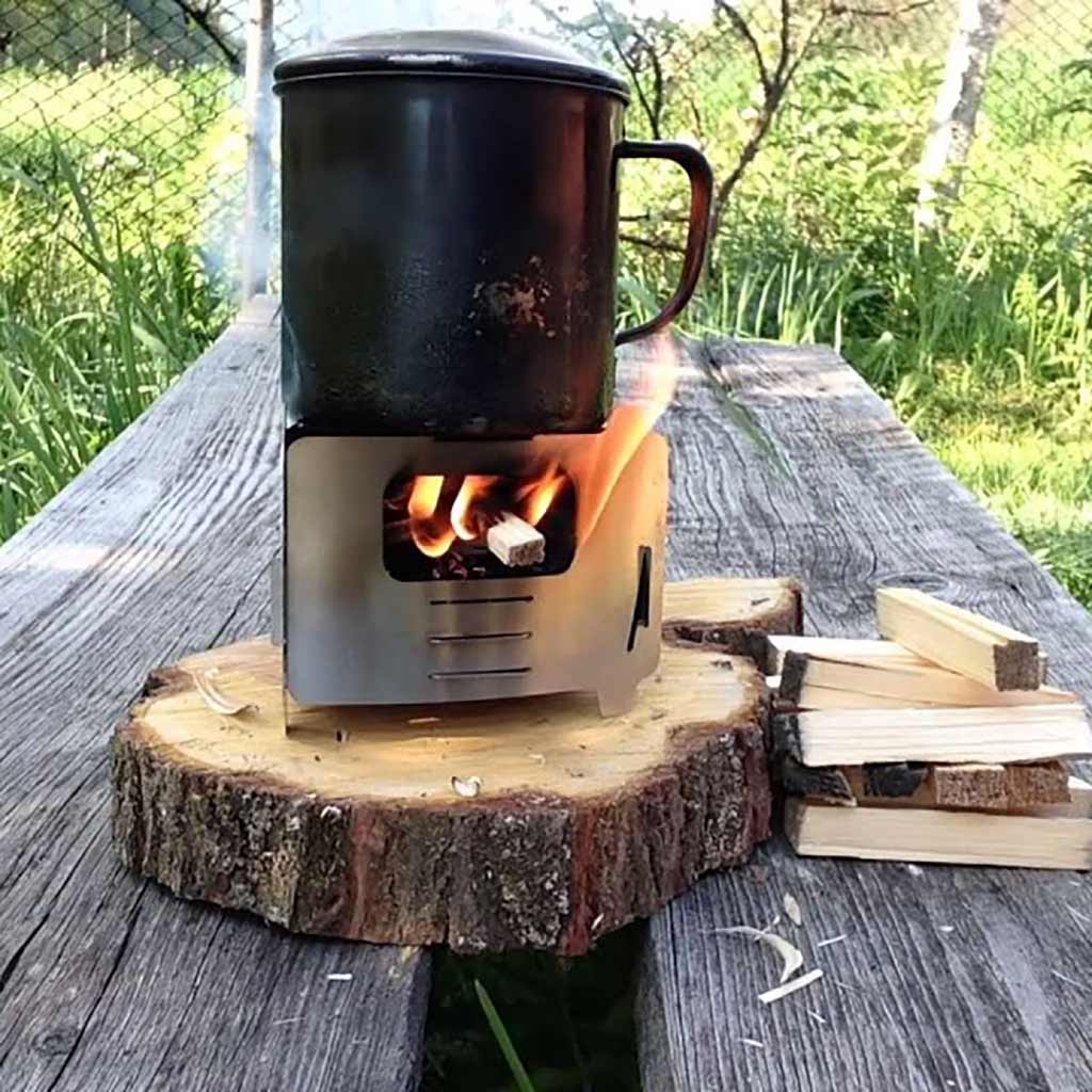 Bushbox Ultralight Bushcraft Essentials BCE-027 Camping Stoves One Size / Stainless