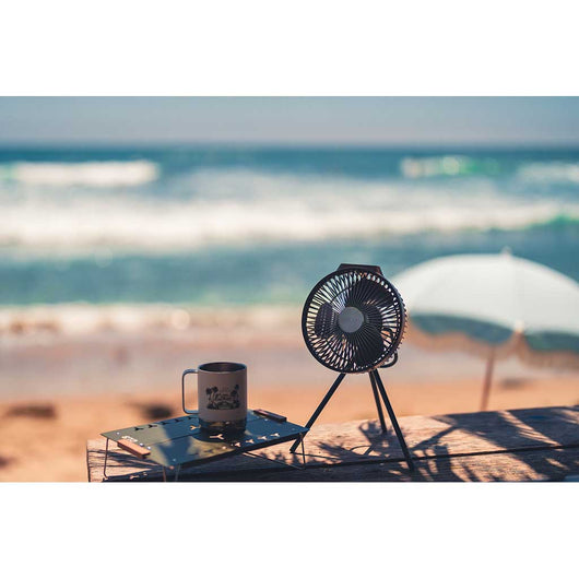 Claymore | V600+ | Desk Fan | Warm Grey | WildBounds UK