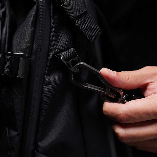 CODE OF BELL | X-TYPE Backpack | Expandable Backpack | Pitch Black