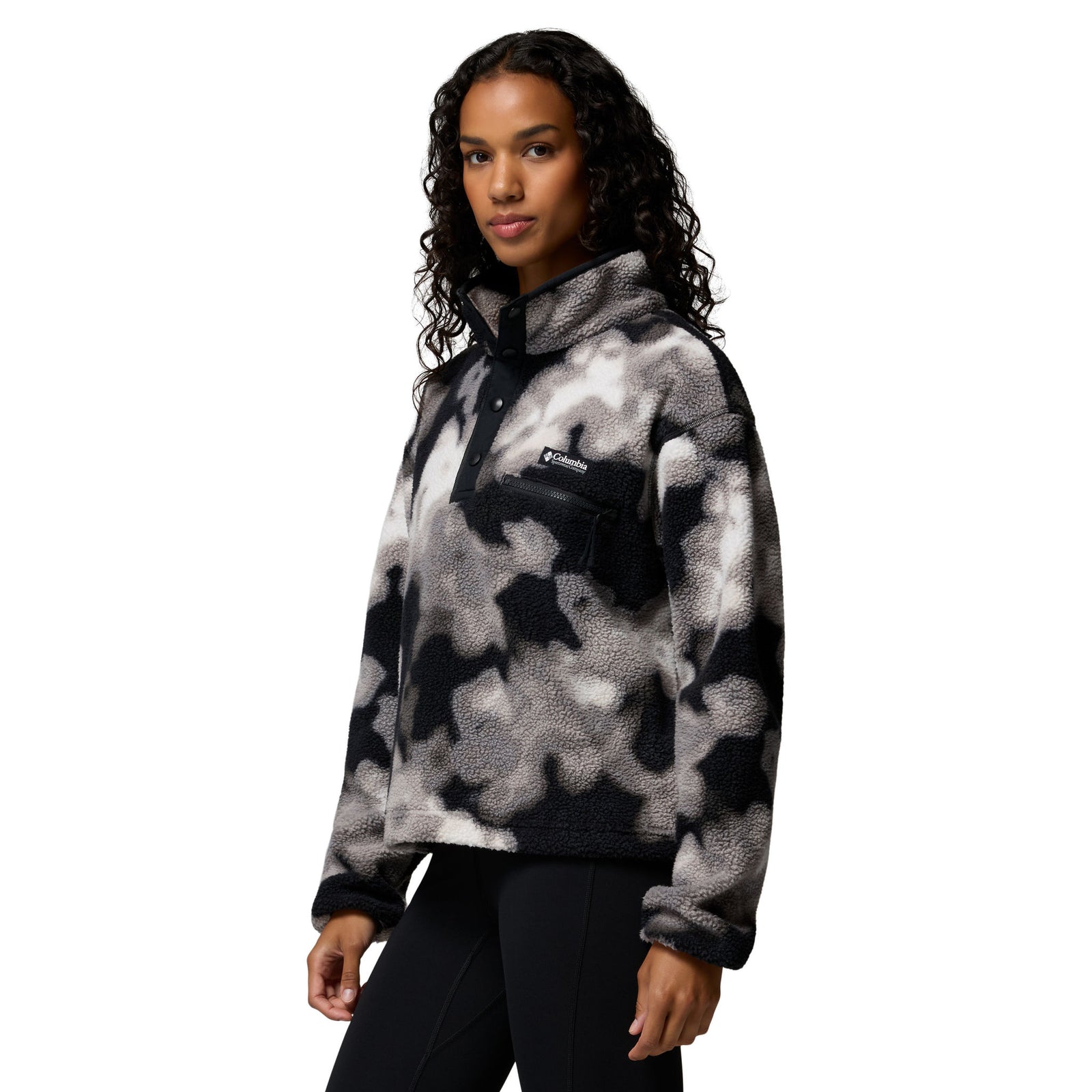 Helvetia™ II Printed Cropped Half Snap | Women's Columbia Women's Hoodies