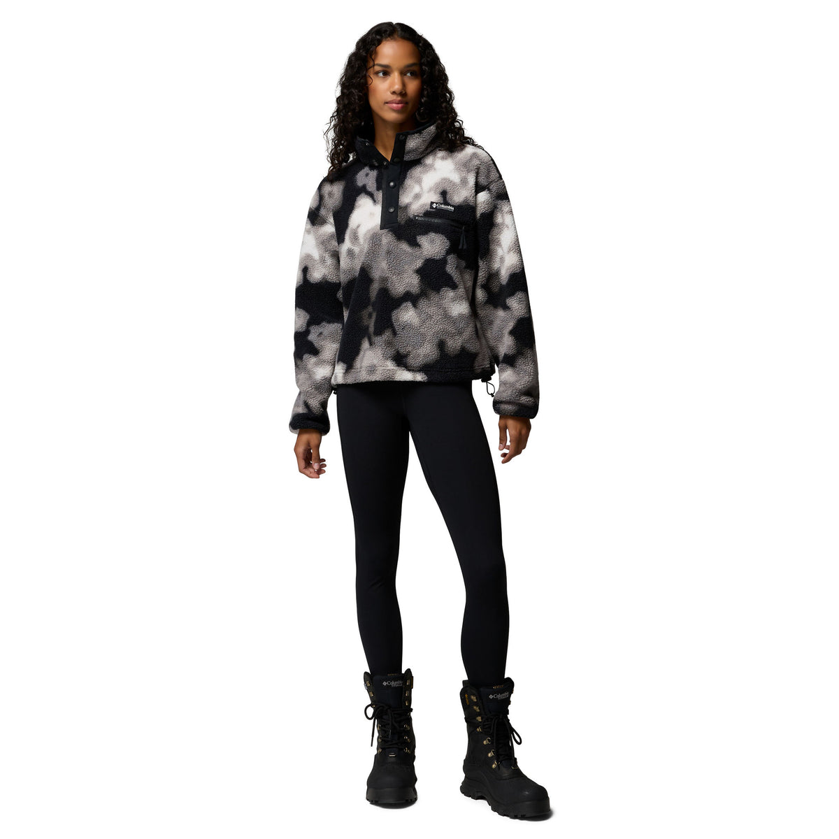 Helvetia™ II Printed Cropped Half Snap | Women's Columbia Women's Hoodies
