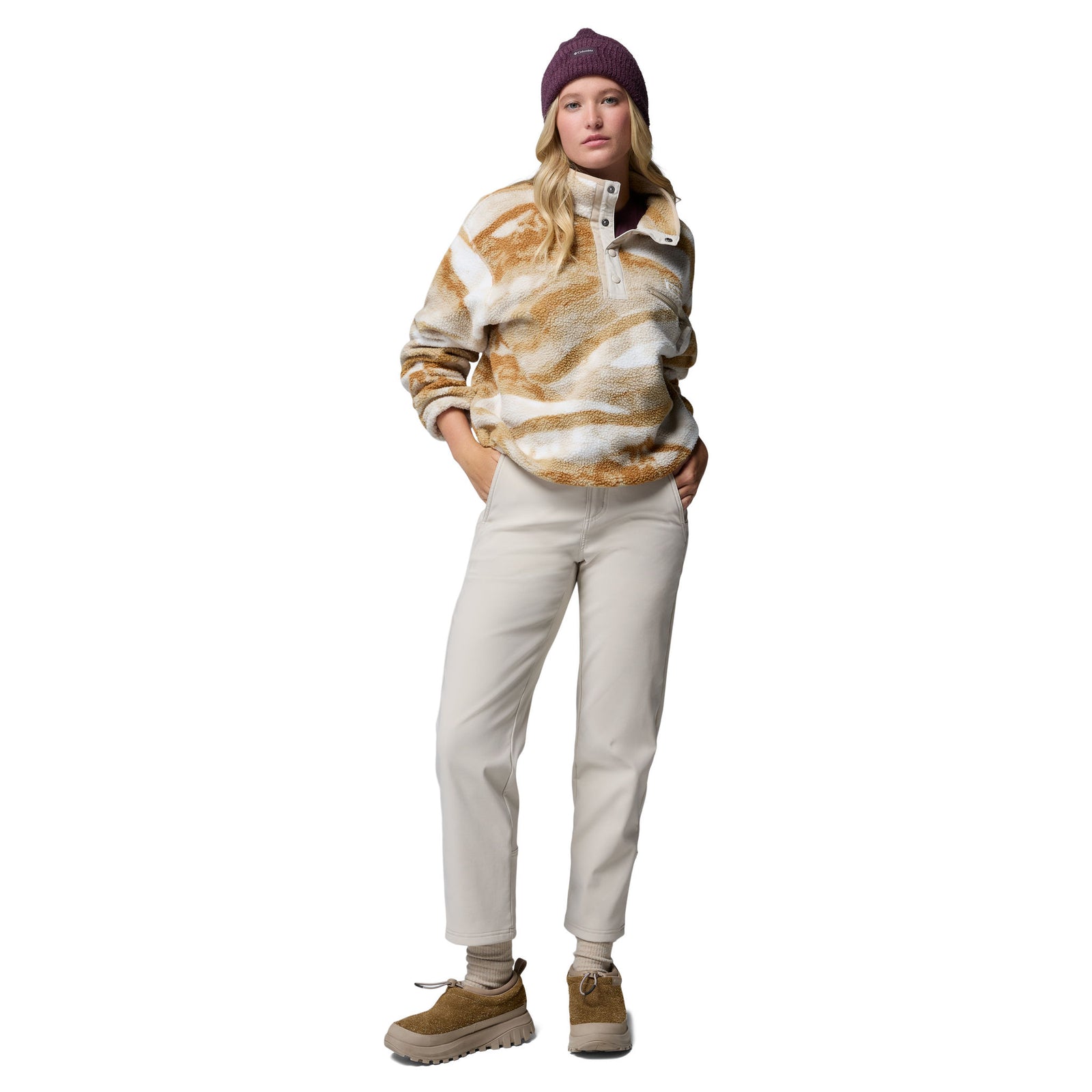 Helvetia™ II Printed Cropped Half Snap | Women's Columbia Women's Hoodies