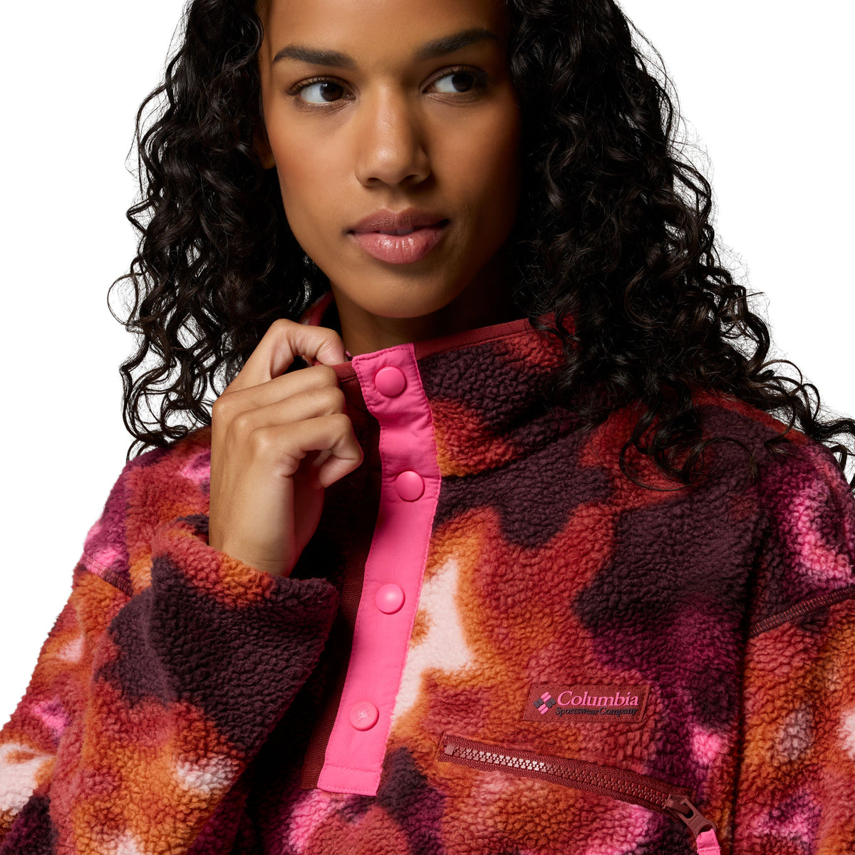 Helvetia™ II Printed Cropped Half Snap | Women's Columbia Women's Hoodies