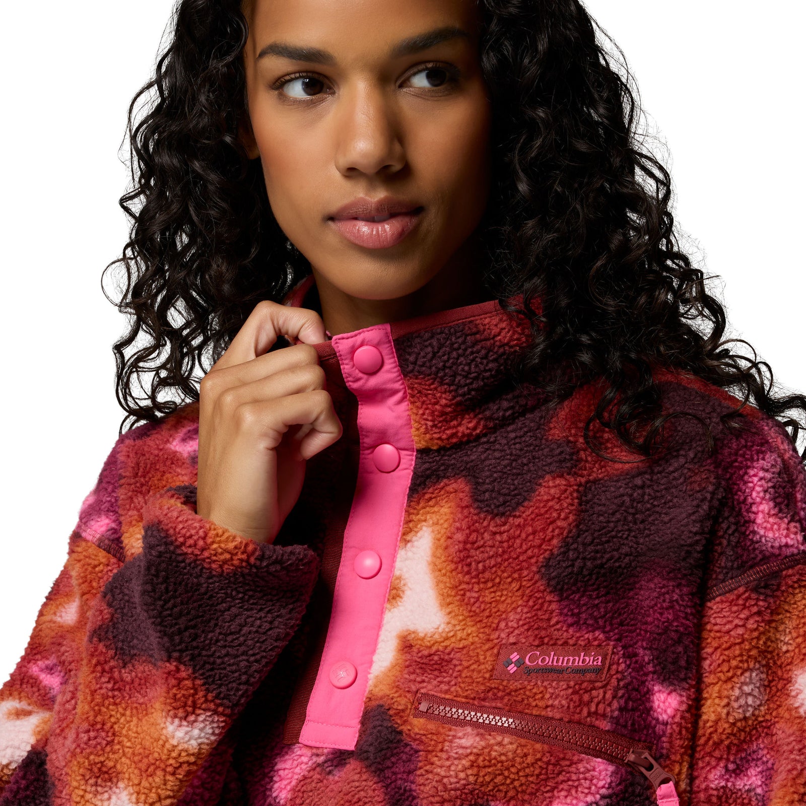 Helvetia™ II Printed Cropped Half Snap | Women's Columbia Women's Hoodies