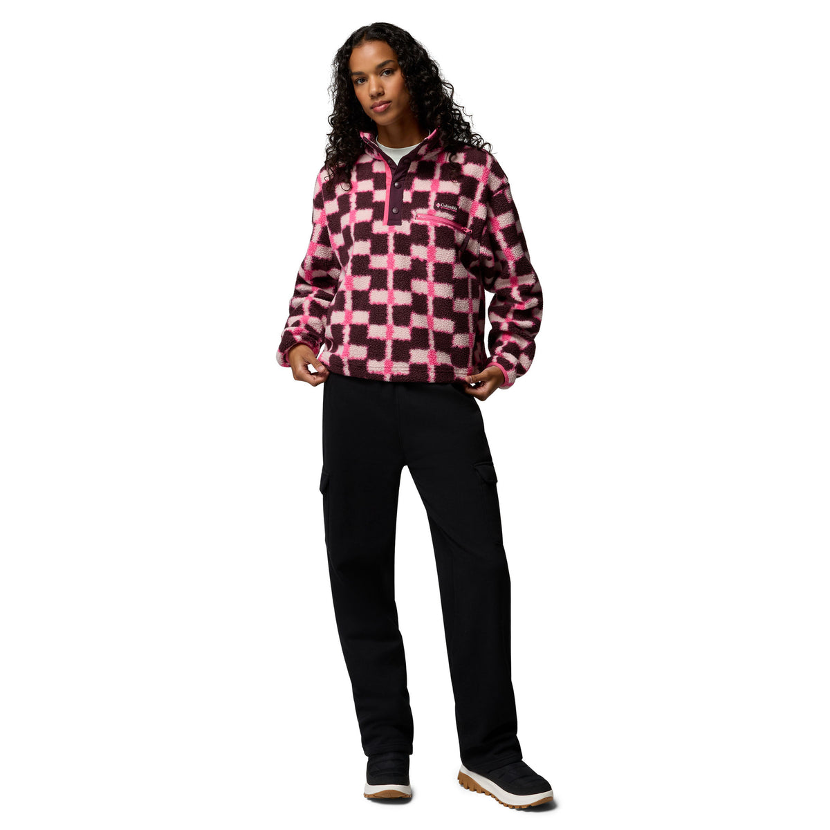 Helvetia™ II Printed Cropped Half Snap | Women's Columbia Women's Hoodies