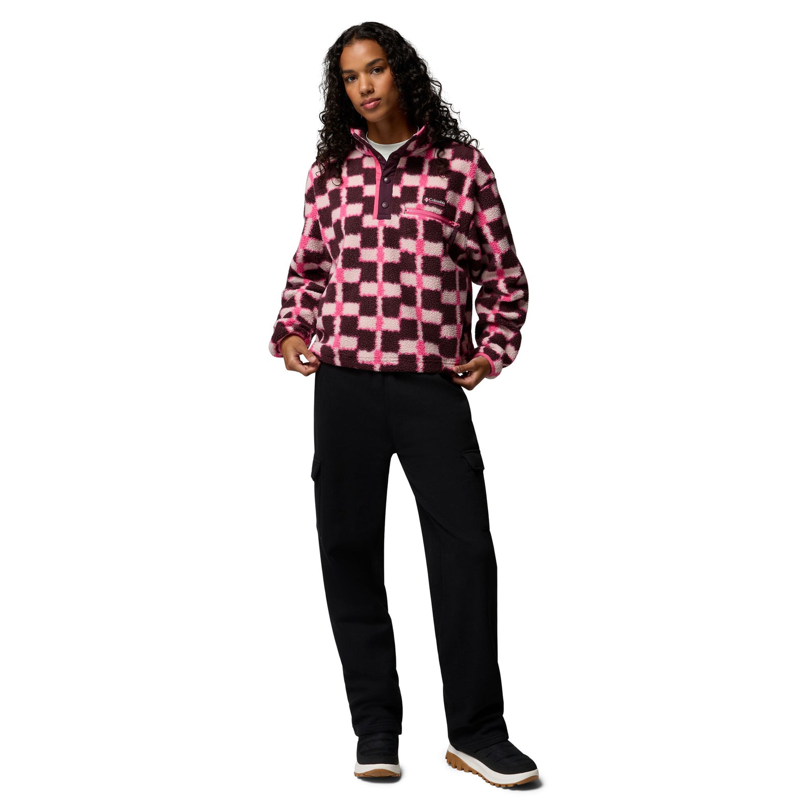Helvetia™ II Printed Cropped Half Snap | Women's Columbia Women's Hoodies