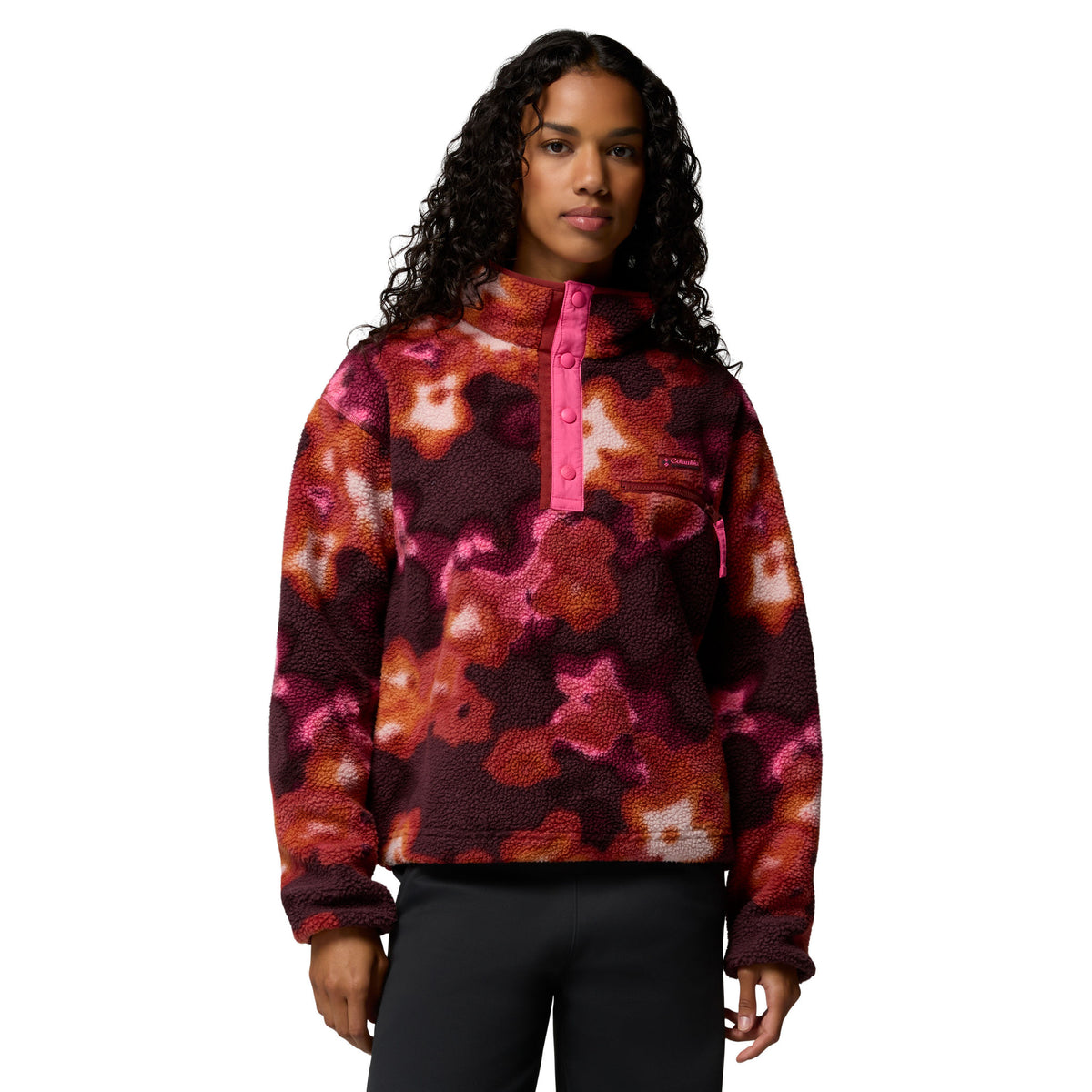 Helvetia™ II Printed Cropped Half Snap | Women's Columbia Women's Hoodies