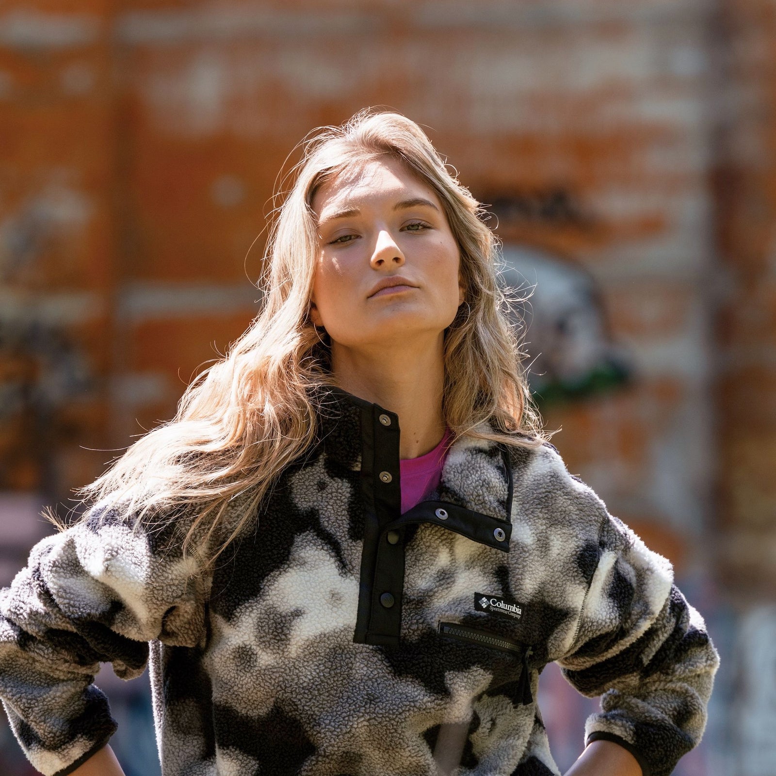 Helvetia™ II Printed Cropped Half Snap | Women's Columbia Women's Hoodies