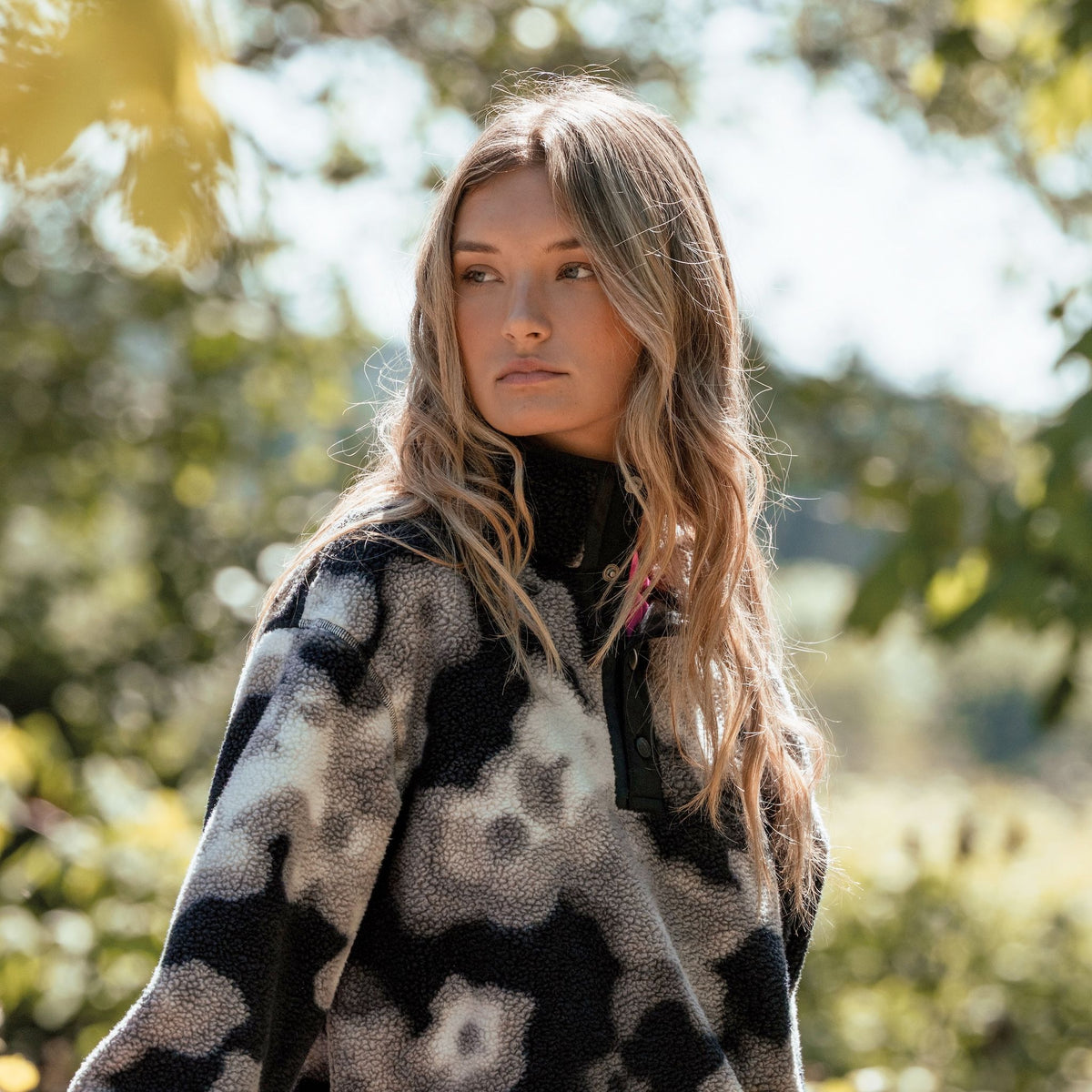 Helvetia™ II Printed Cropped Half Snap | Women's Columbia Women's Hoodies
