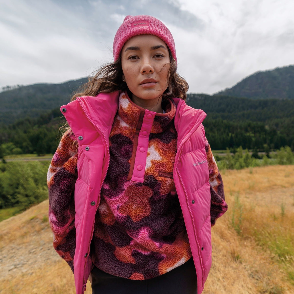 Helvetia™ II Printed Cropped Half Snap | Women's Columbia Women's Hoodies